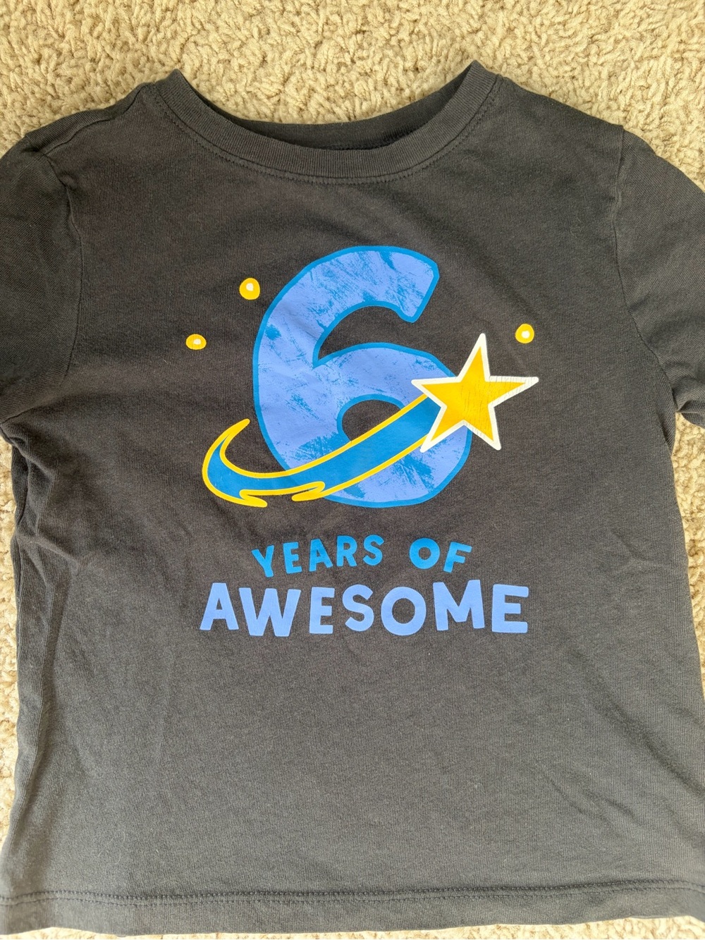 Kids ‘6 Years of Awesome' Graphic Tee